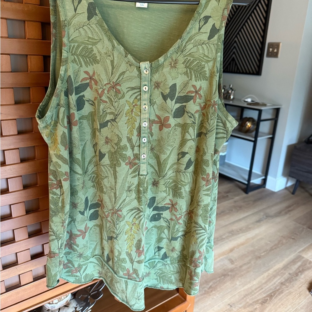 Sundance Green Tank Top